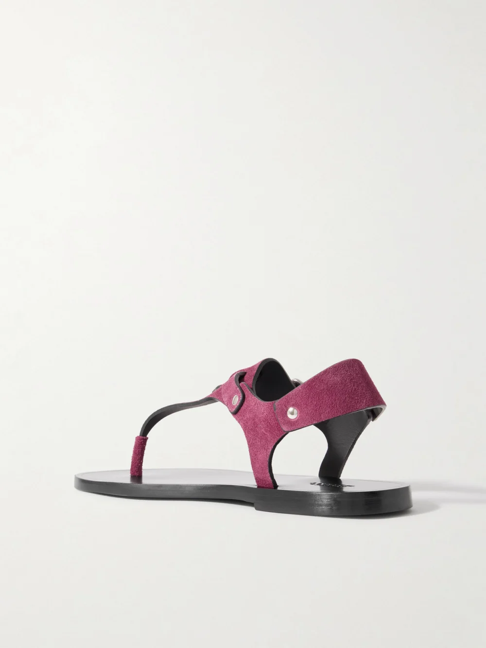 Back view of the Isabel Marant Akel Embellished Suede Sandals