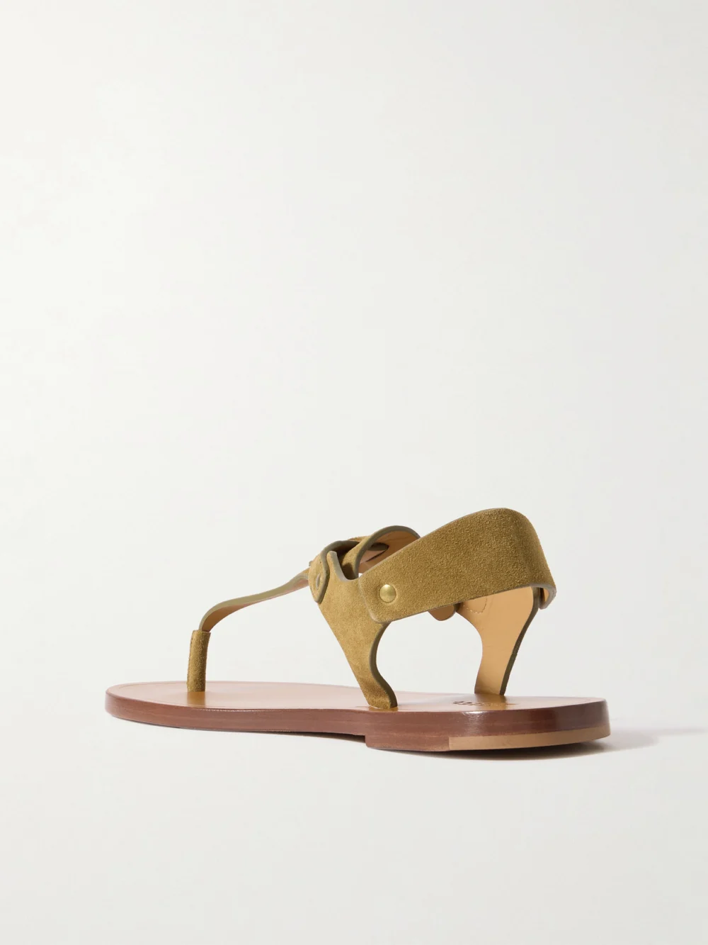Back view of the Isabel Marant Akel Embellished Suede Sandals
