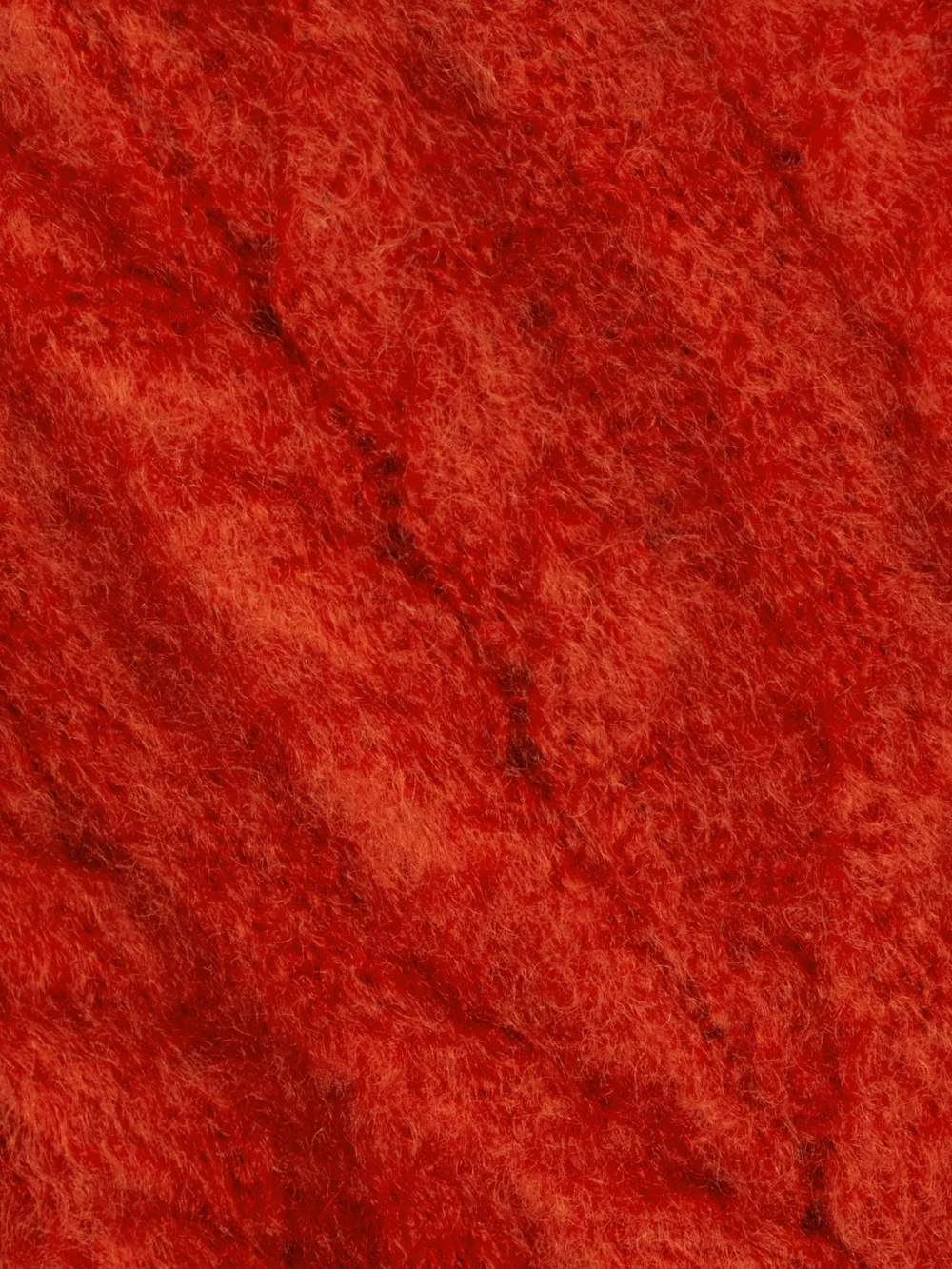 Close-up detail of the Isabel Marant Cutout Cable-knit Mohair-blend Mini Dress