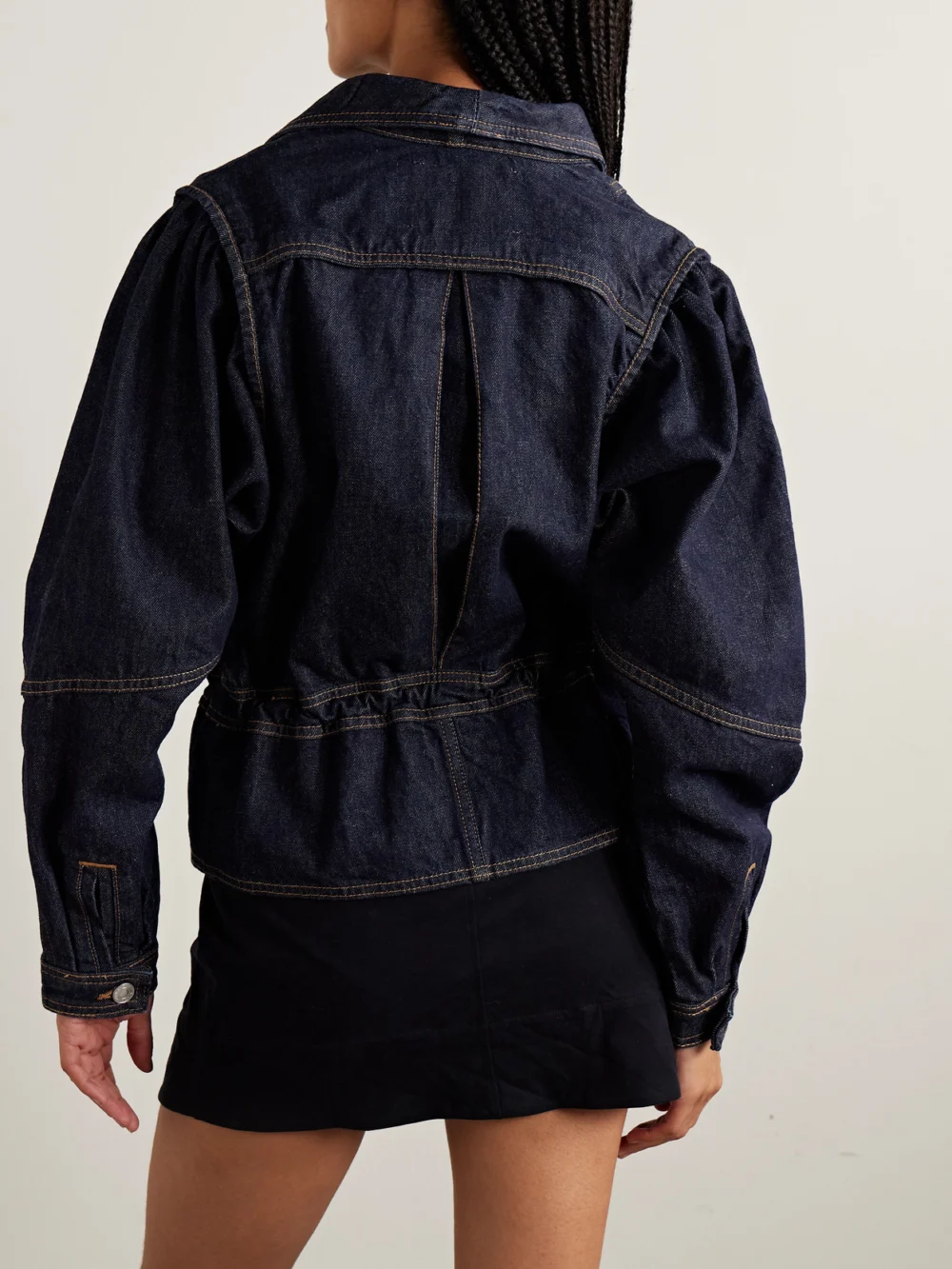 Back view of the Isabel Marant Dolie Denim Jacket