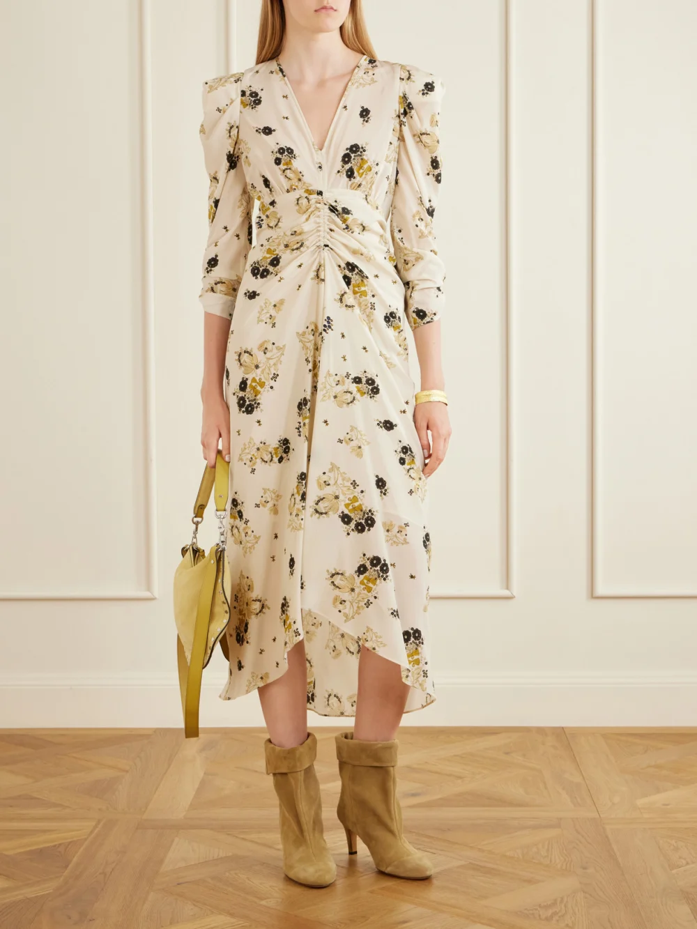 Isabel Marant Eldra Suede Ankle Boots, styled view