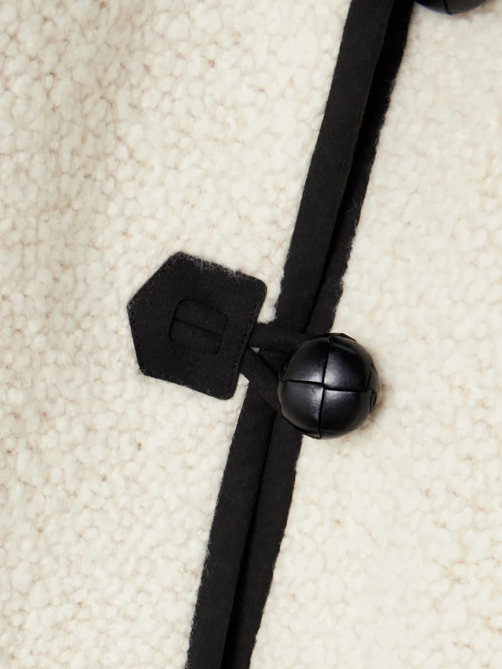 Close-up detail of the Isabel Marant Gradilia Fleece Jacket
