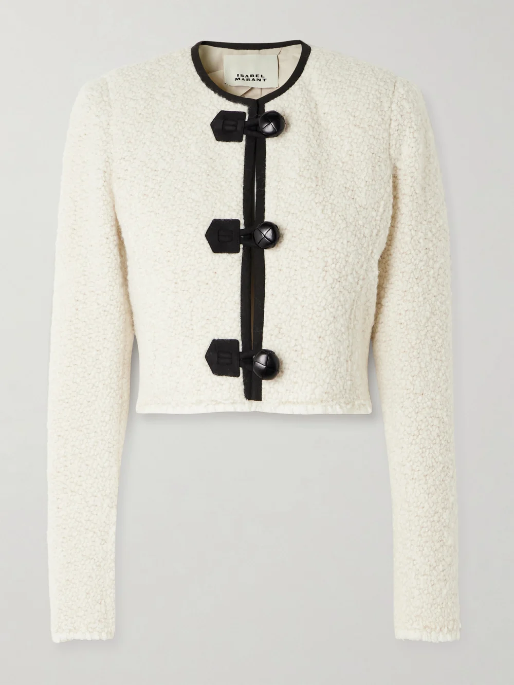 Isabel Marant Gradilia Fleece Jacket in ecru