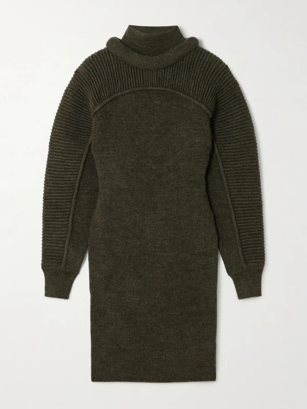 Isabel Marant Hilde Ribbed Wool Mini Dress
