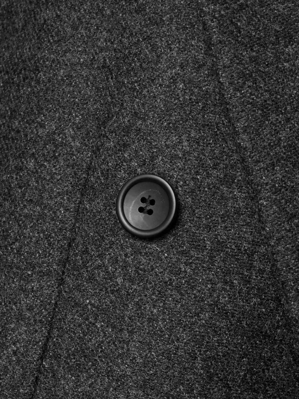 Close-up detail of the Isabel Marant Irene Double-breasted Wool-felt Coat