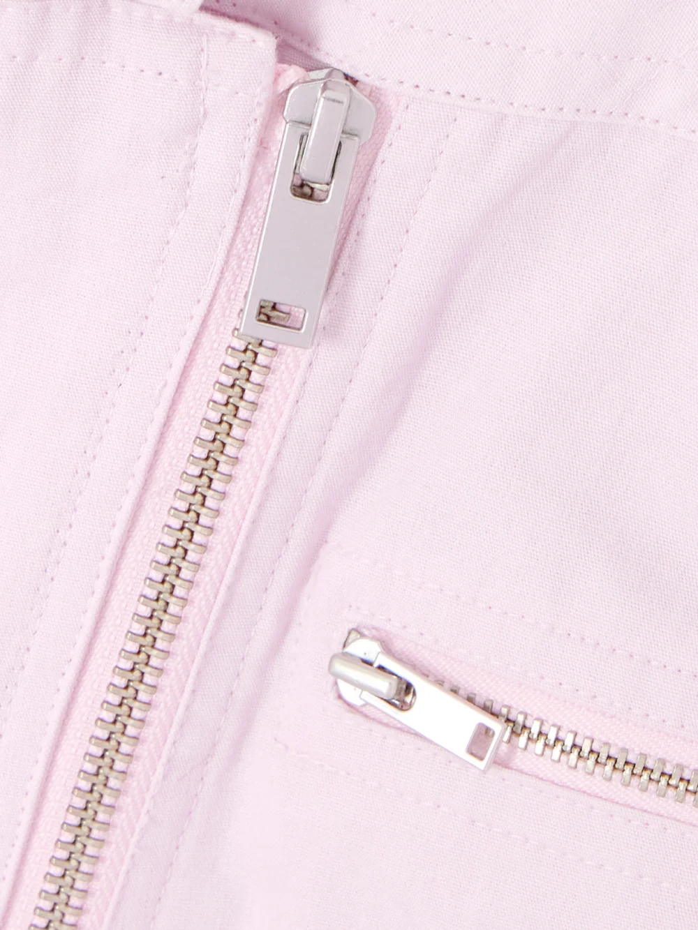 Close-up detail of the Isabel Marant Irianna Lace-up Pleated Cotton-canvas Jumpsuit