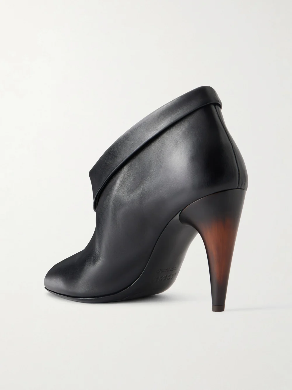 Back view of the Isabel Marant Janela 100 Leather Ankle Boots