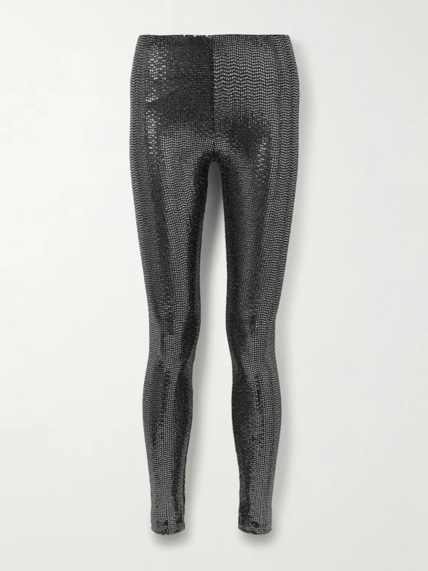 Isabel Marant Joshua Sequined Tulle Leggings