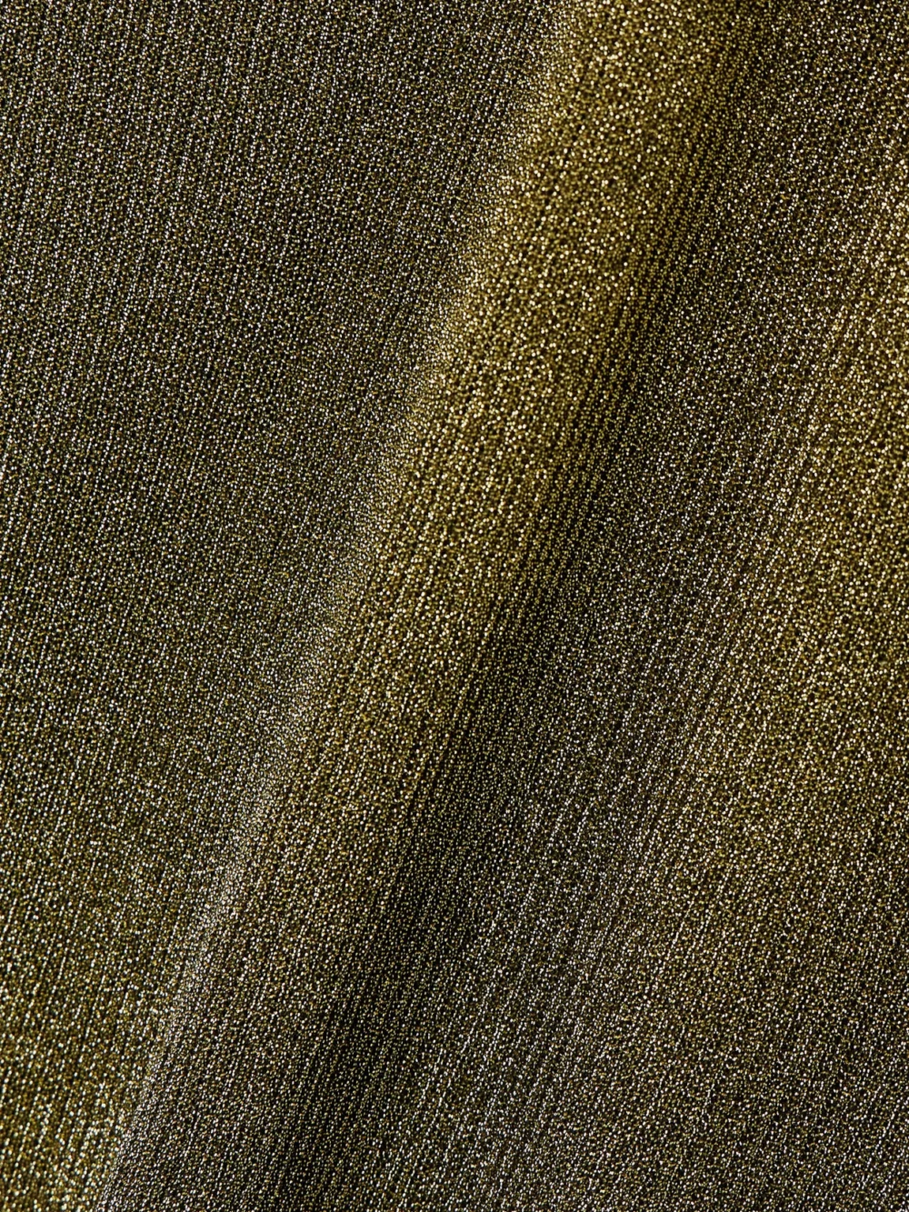 Close-up detail of the Isabel Marant Josita Metallic Ribbed-knit Turtleneck Midi Dress