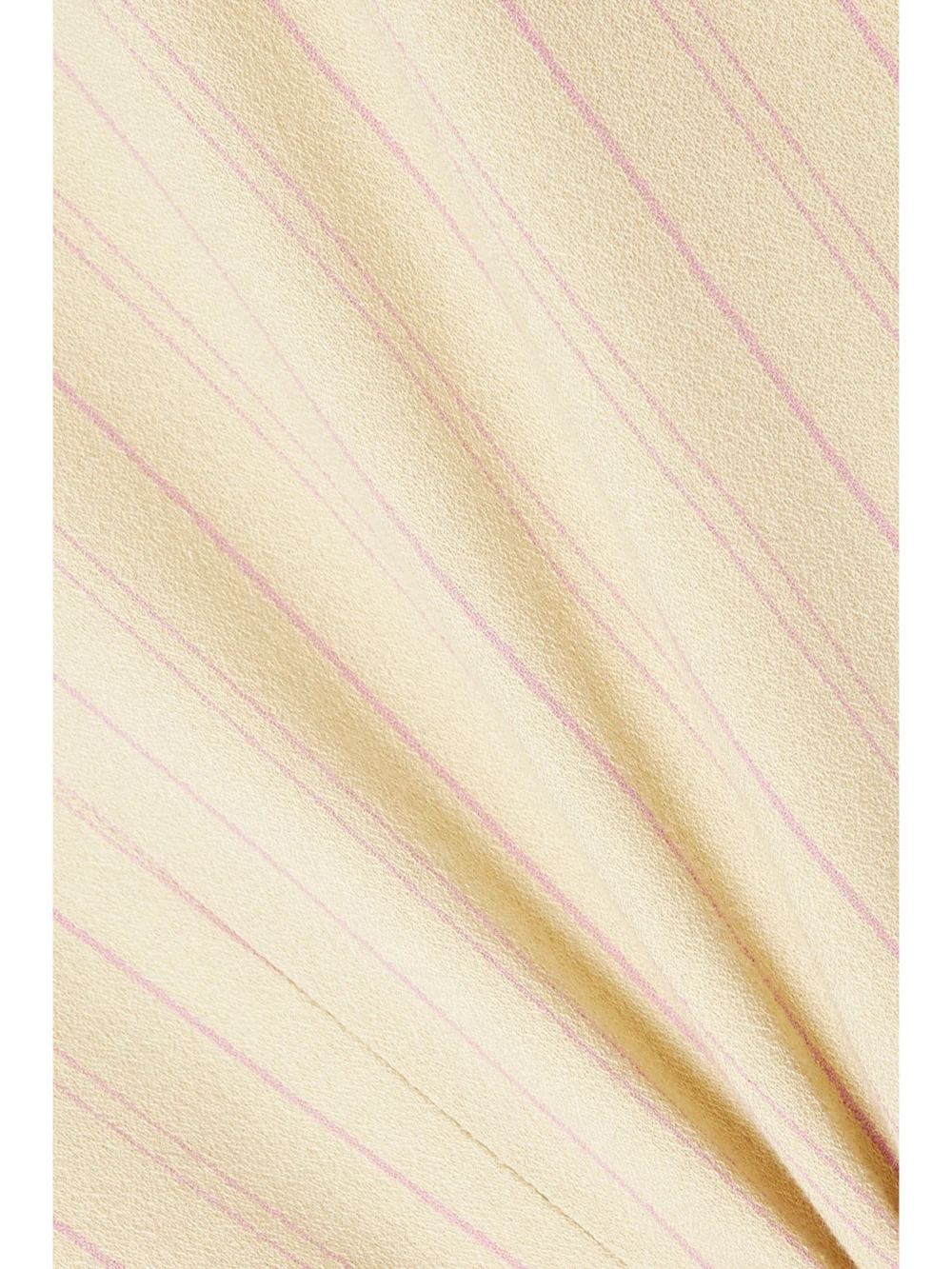Close-up detail of the Isabel Marant Klero Double-breasted Striped Crepe Blazer