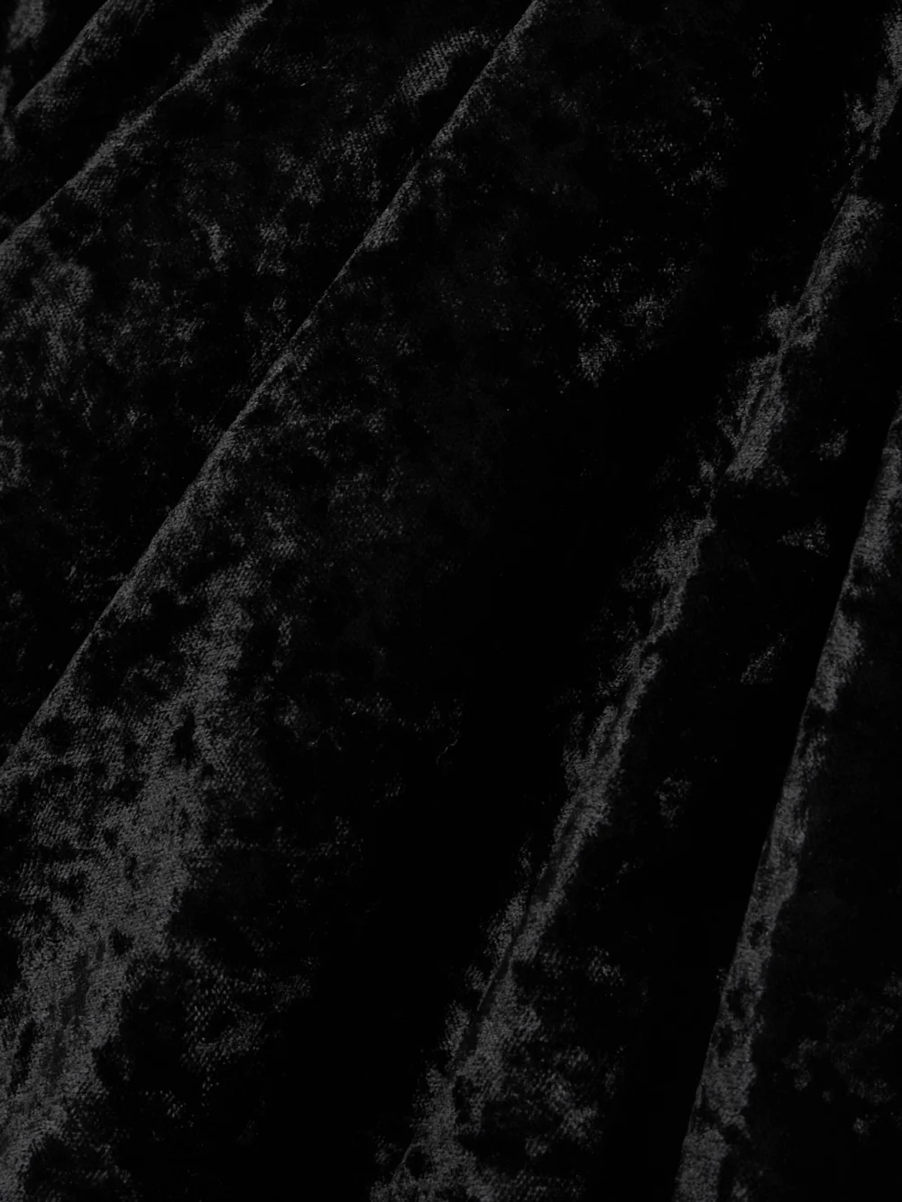 Close-up detail of the Isabel Marant Lassie Crushed-velvet Mini Dress