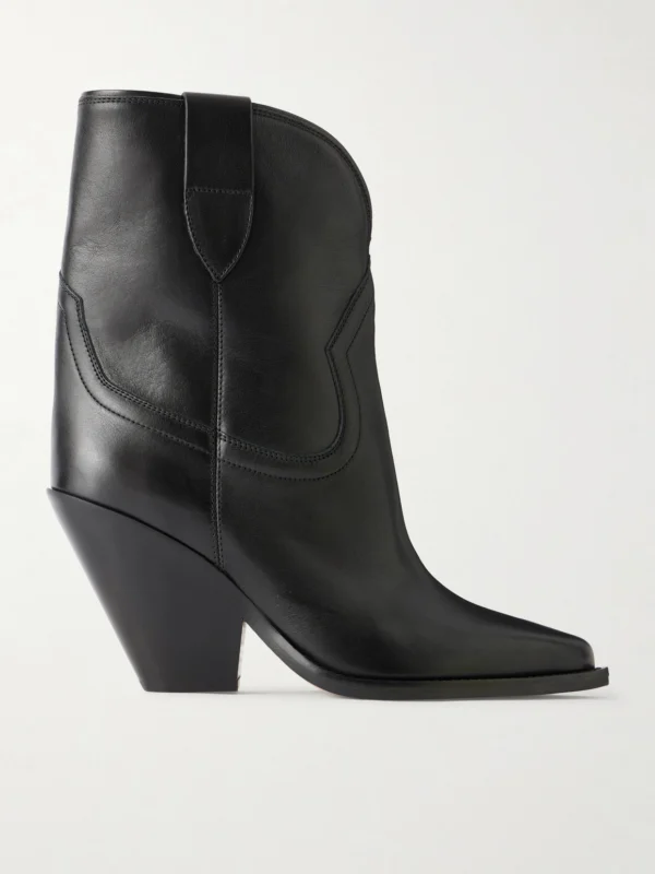 Isabel Marant Leyane Leather Ankle Boots