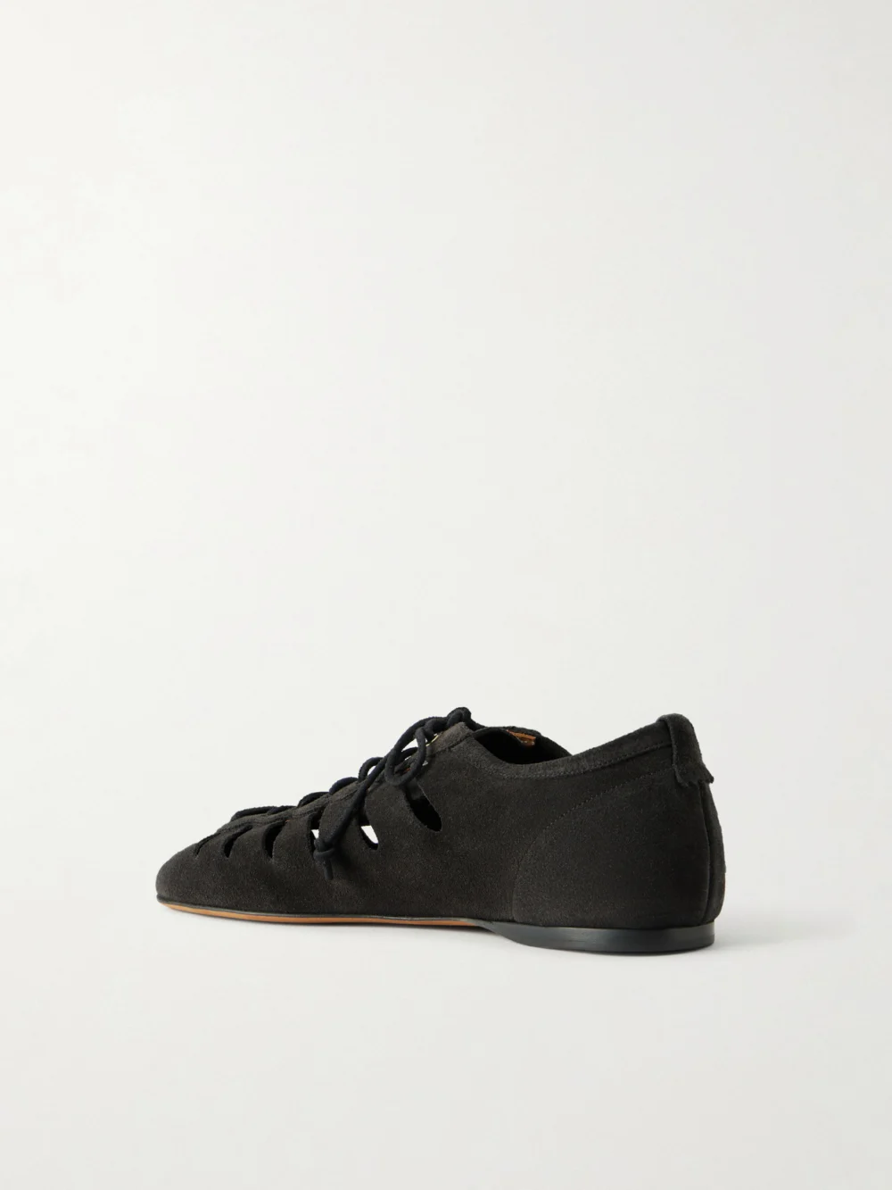 Back view of the Isabel Marant Leyza Cutout Suede Sneakers