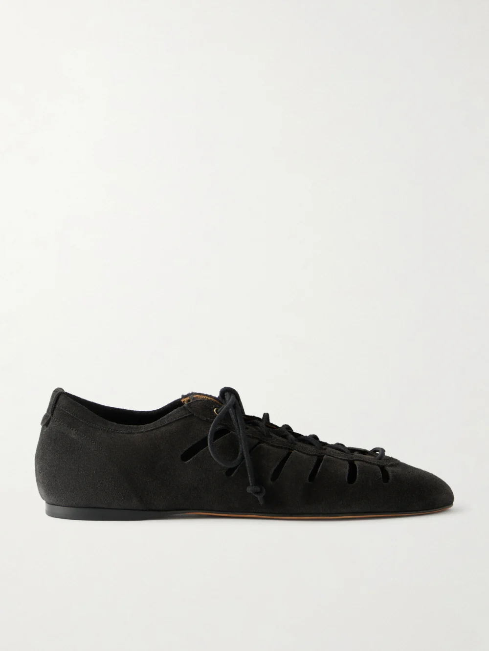 Isabel Marant Leyza Cutout Suede Sneakers in black