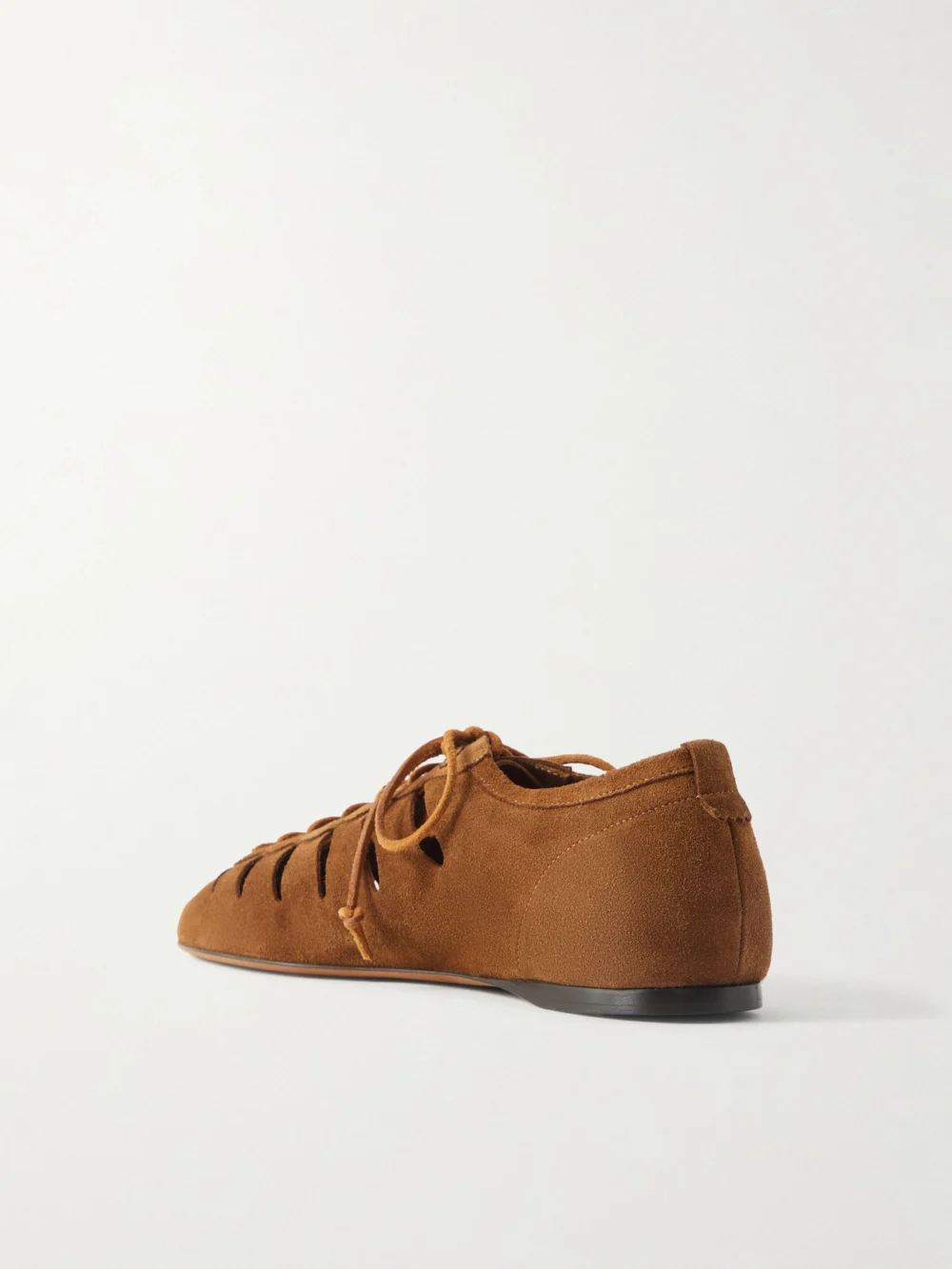 Back view of the Isabel Marant Leyza Cutout Suede Sneakers