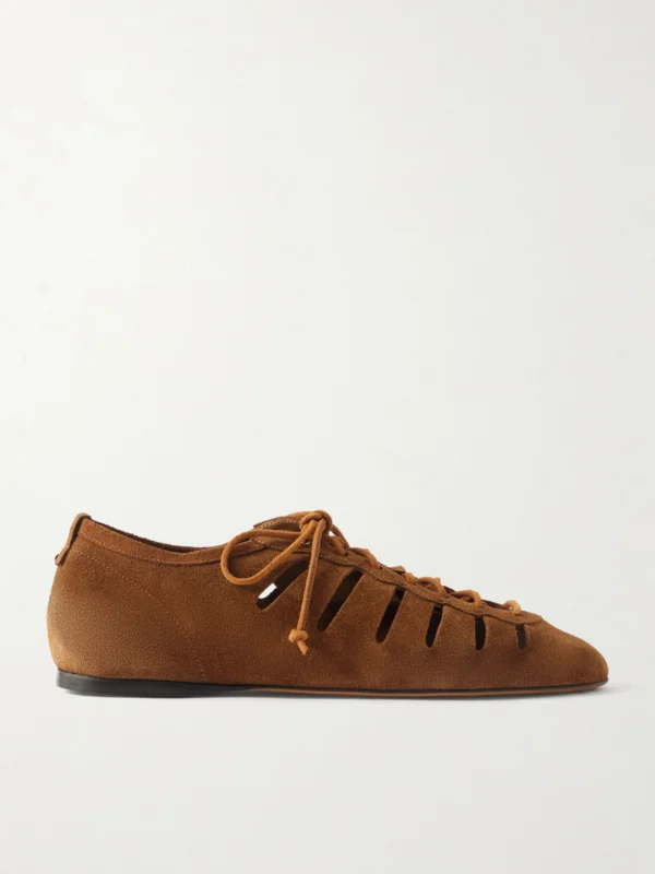 Isabel Marant Leyza Cutout Suede Sneakers