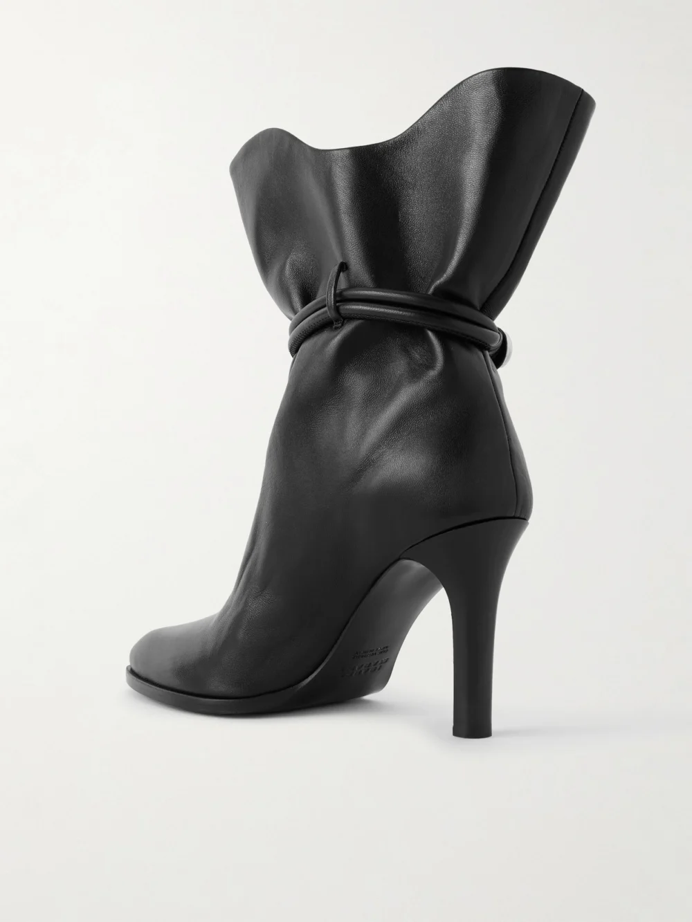 Back view of the Isabel Marant Lolya Embellished Leather Ankle Boots