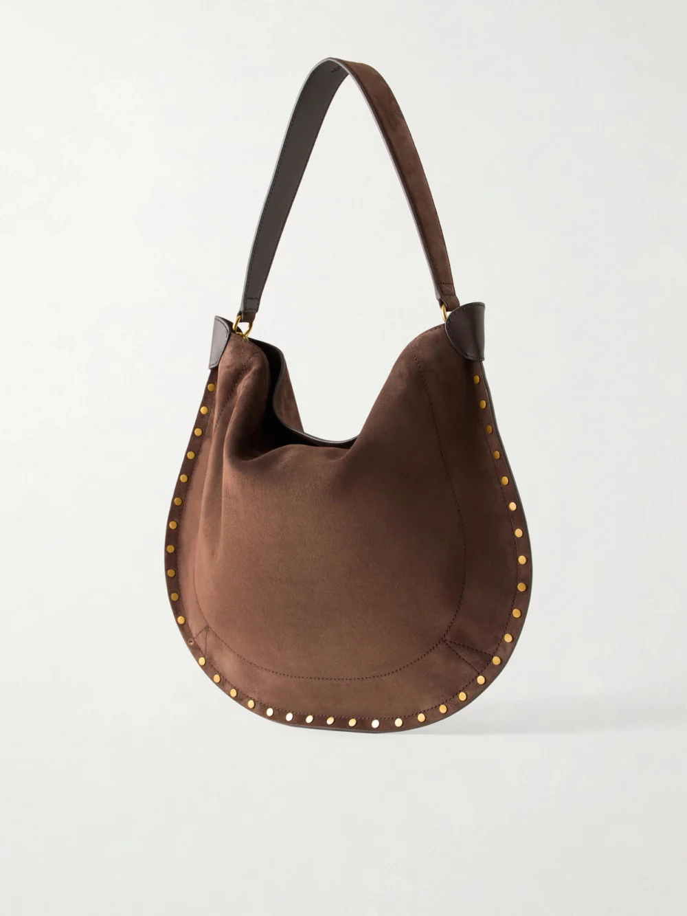 Back view of the Isabel Marant Oskan Studded Suede Tote