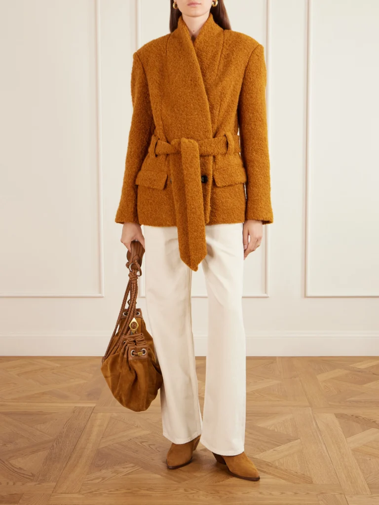 Isabel Marant Syndra Belted Bouclé Jacket