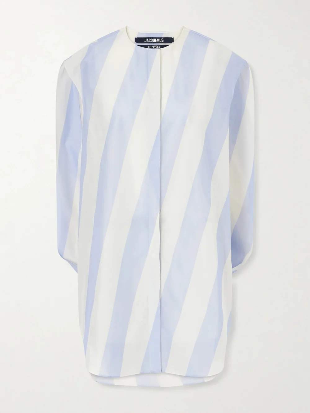 Jacquemus Berlingot Striped Cotton-blend Shirt Dress in multi