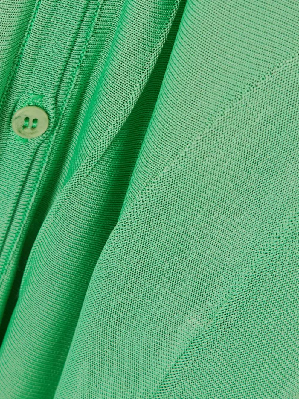 Close-up detail of the Jacquemus Lagoa Cold-shoulder Stretch-knit Maxi Dress