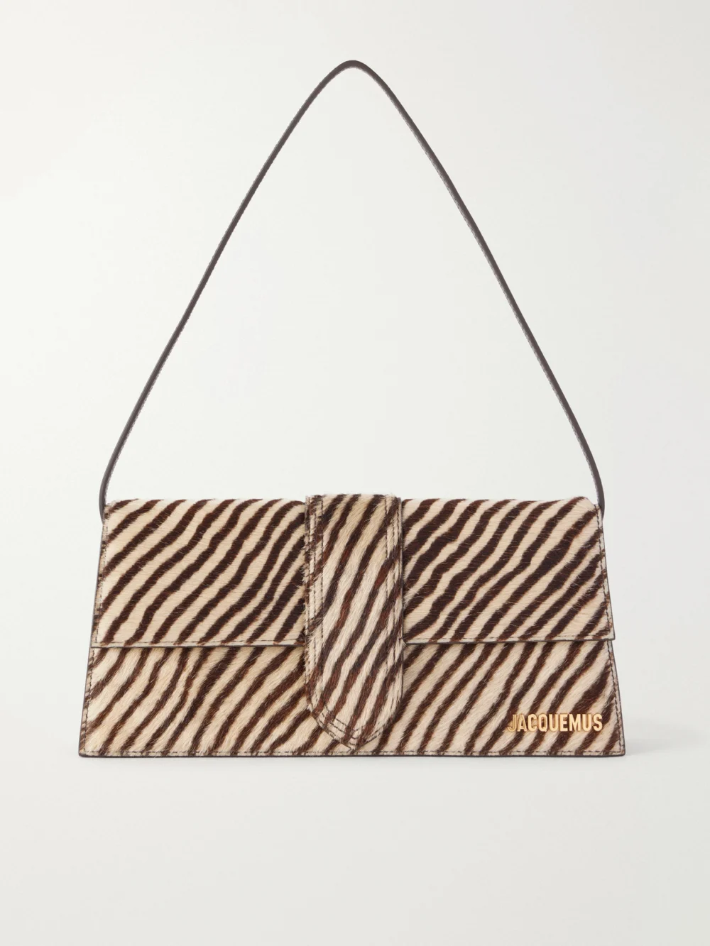 Jacquemus Le Bambino Animal-print Calf Hair Shoulder Bag in zebra print