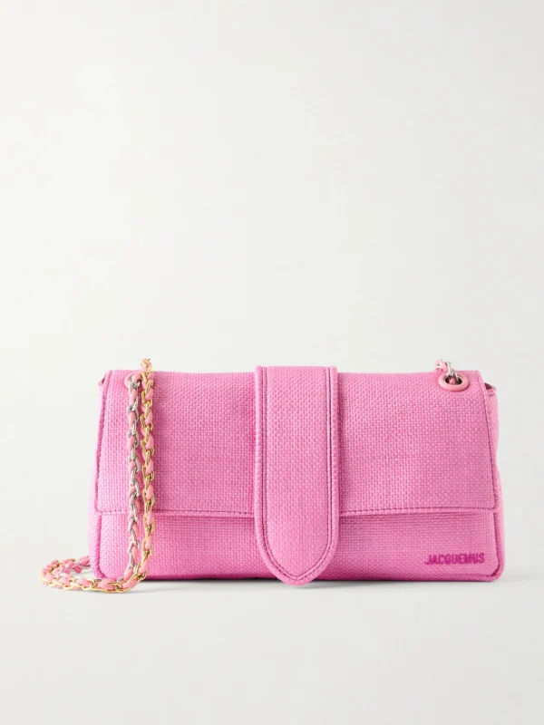 Jacquemus Le Bambino Chaîne Raffia-effect Shoulder Bag