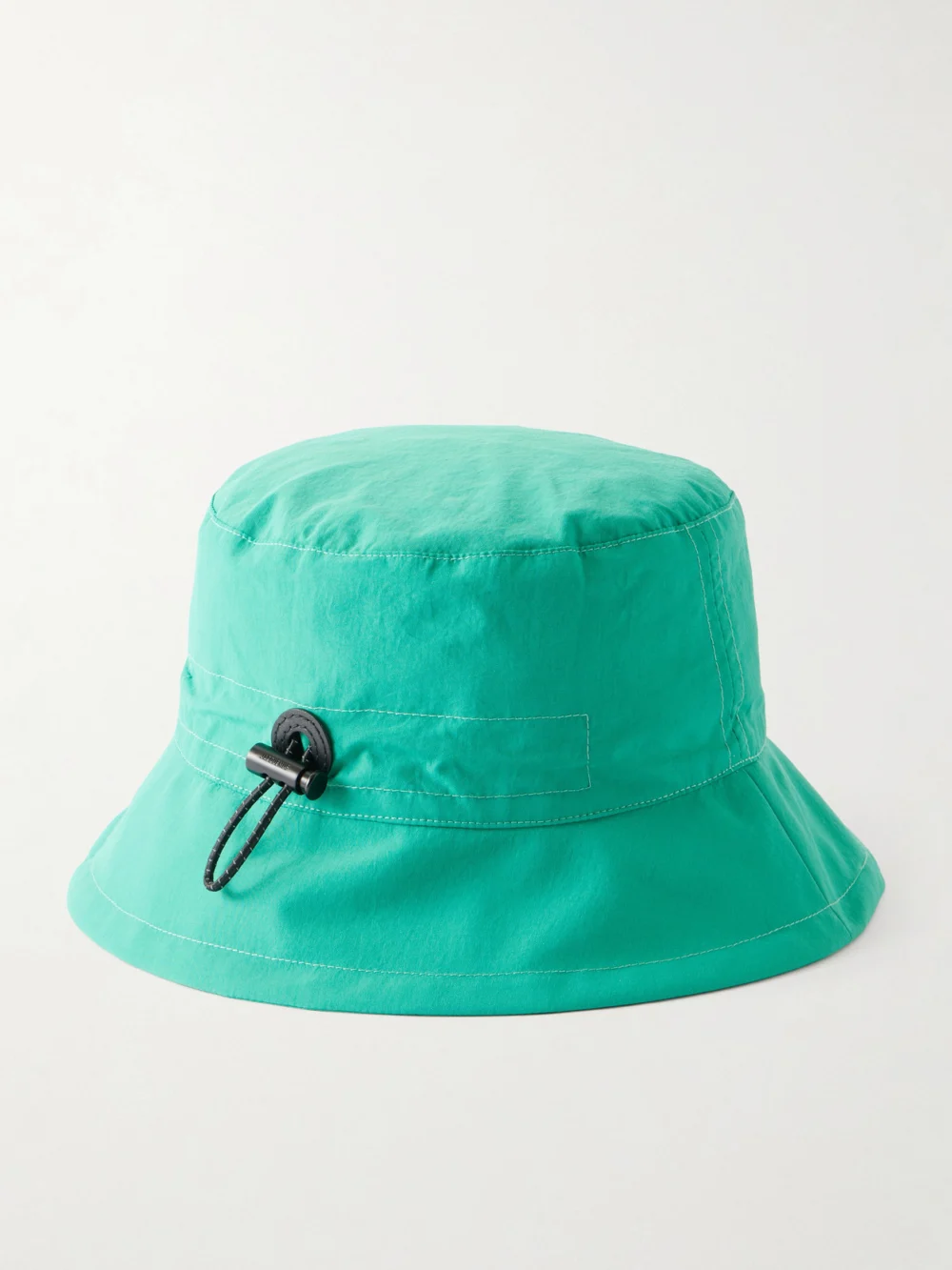 Back view of the Jacquemus Le Bob Baluchon Embroidered Shell Bucket Hat