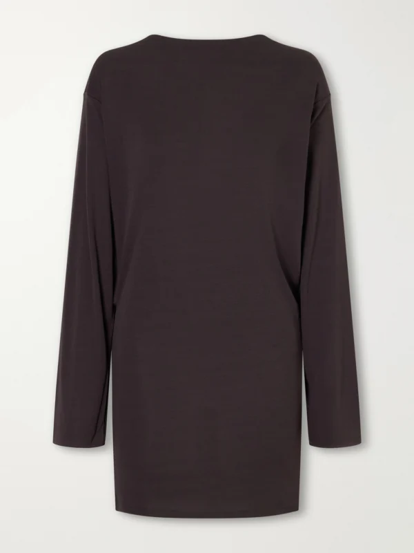 Jacquemus Mistral Open-back Draped Stretch-jersey Mini Dress