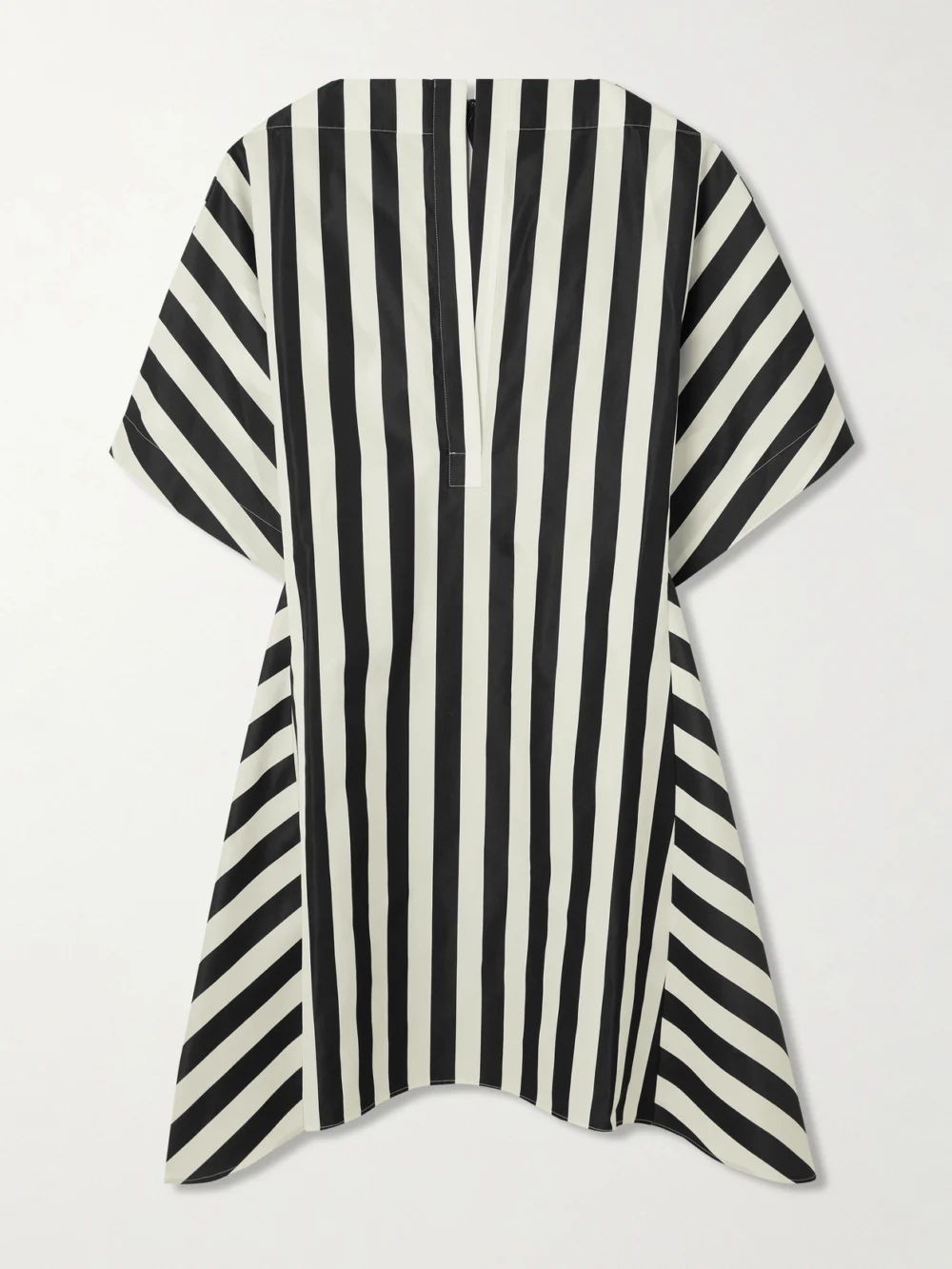 Jacquemus Moisson Oversized Striped Cotton and Silk-blend Midi Dress in multi