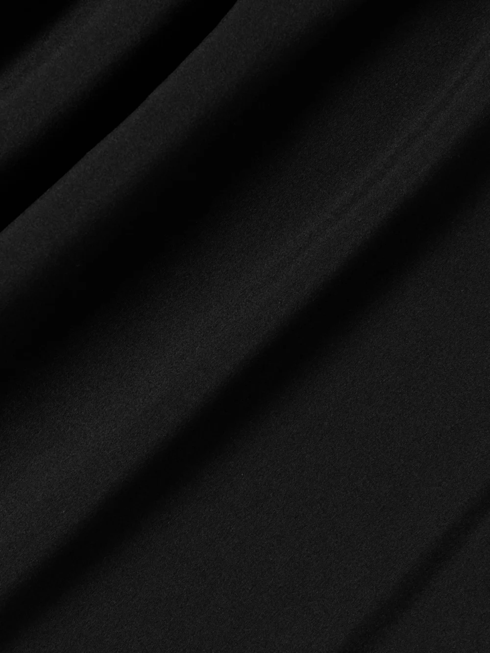 Close-up detail of the Jacquemus Rita Draped Gathered Crepe De Chine Mini Dress