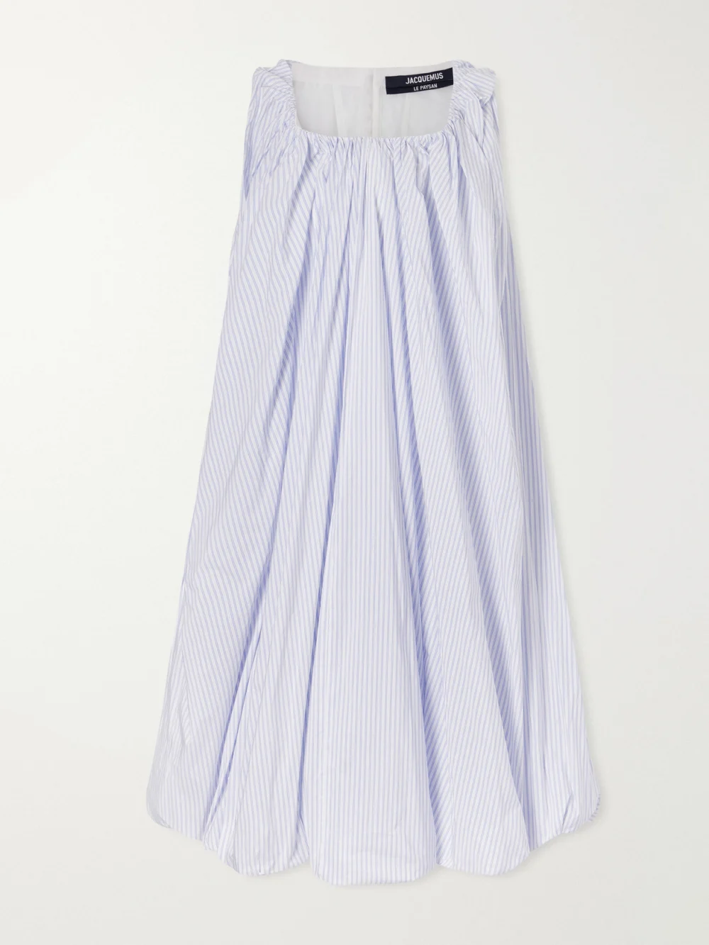 Jacquemus The Lavande Midi Dress in white