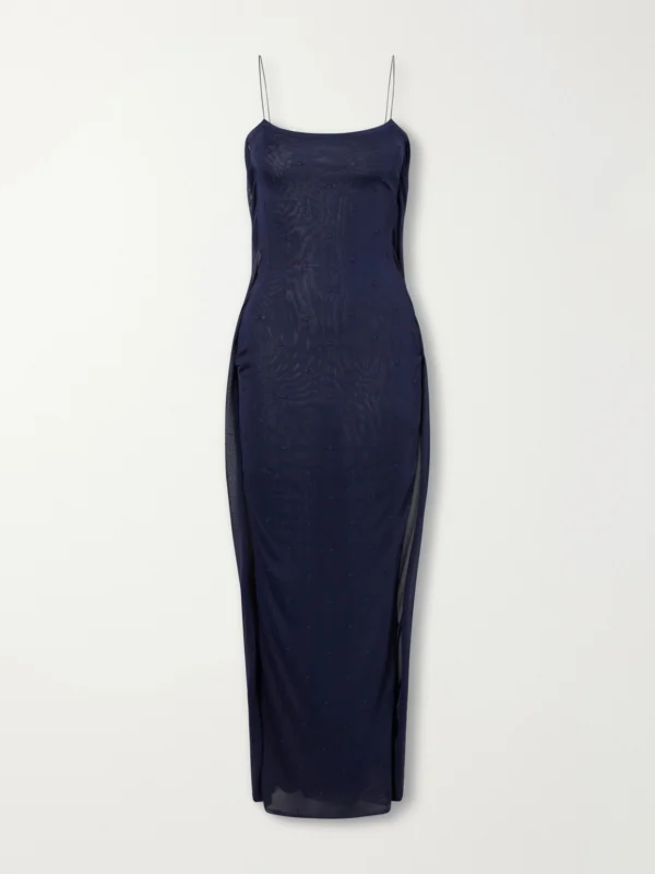 Jacquemus The Plumetis Knitted Maxi Dress