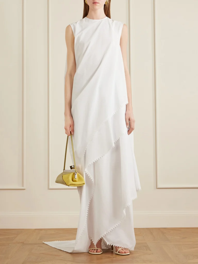 Jacquemus Traversin Cotton-blend Maxi Dress