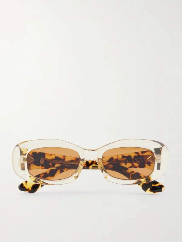 Jacques Marie Mage Ann Oval-frame Tortoiseshell Acetate Sunglasses