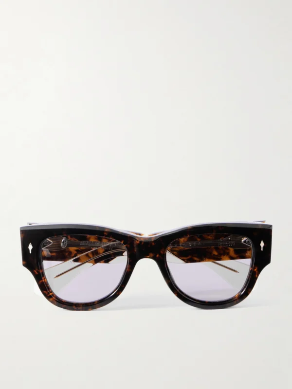 Jacques Marie Mage Chelsea Square-frame Tortoiseshell Acetate Sunglasses