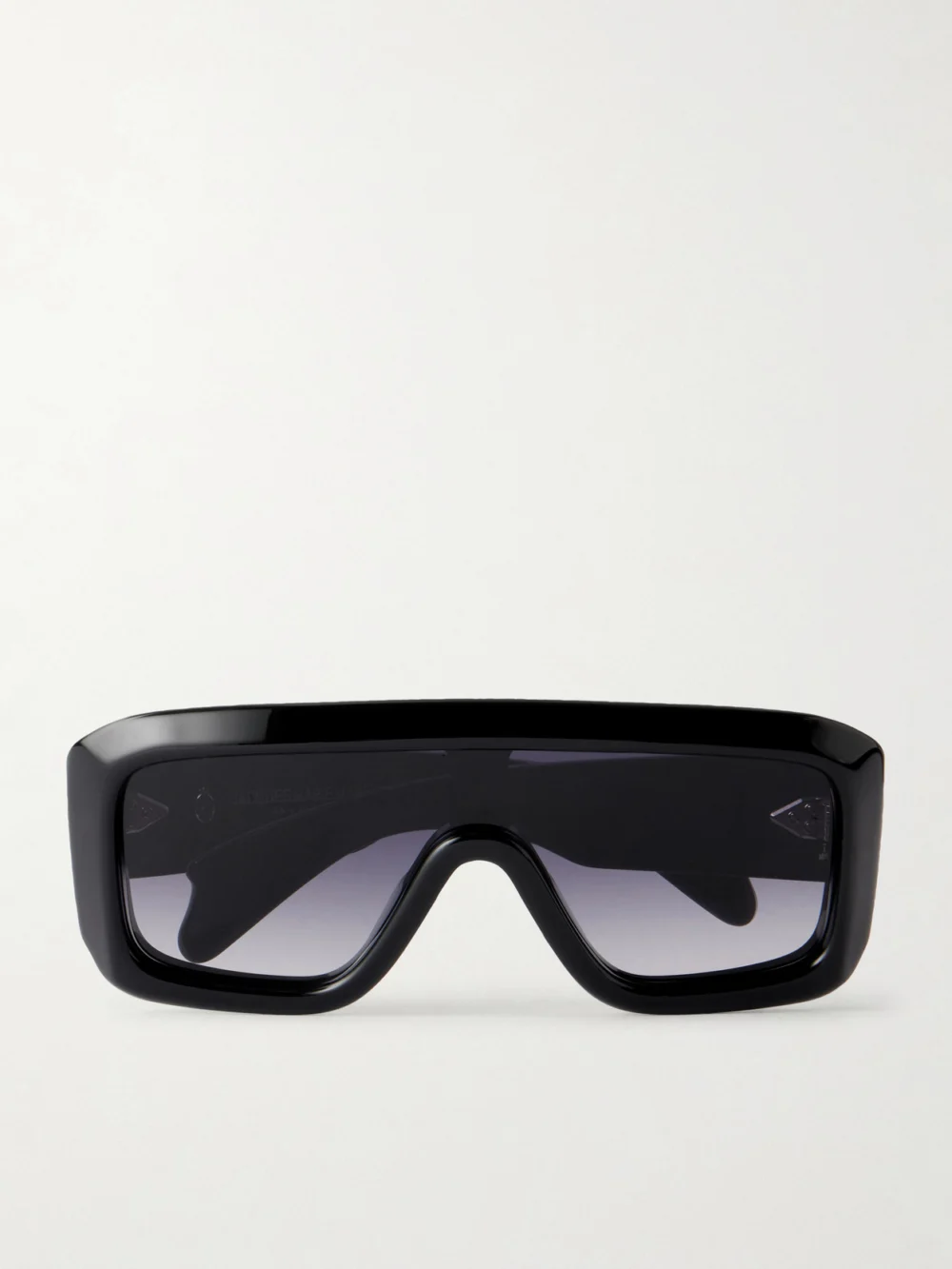Jacques Marie Mage Pausa Oversized Aviator-style Acetate Sunglasses in black