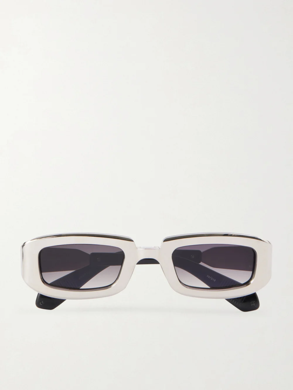 Jacques Marie Mage Ryder Rectangular-frame Titanium Sunglasses in silver
