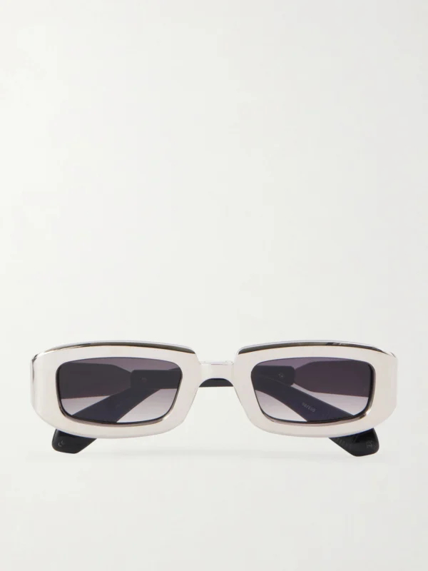 Jacques Marie Mage Ryder Rectangular-frame Titanium Sunglasses