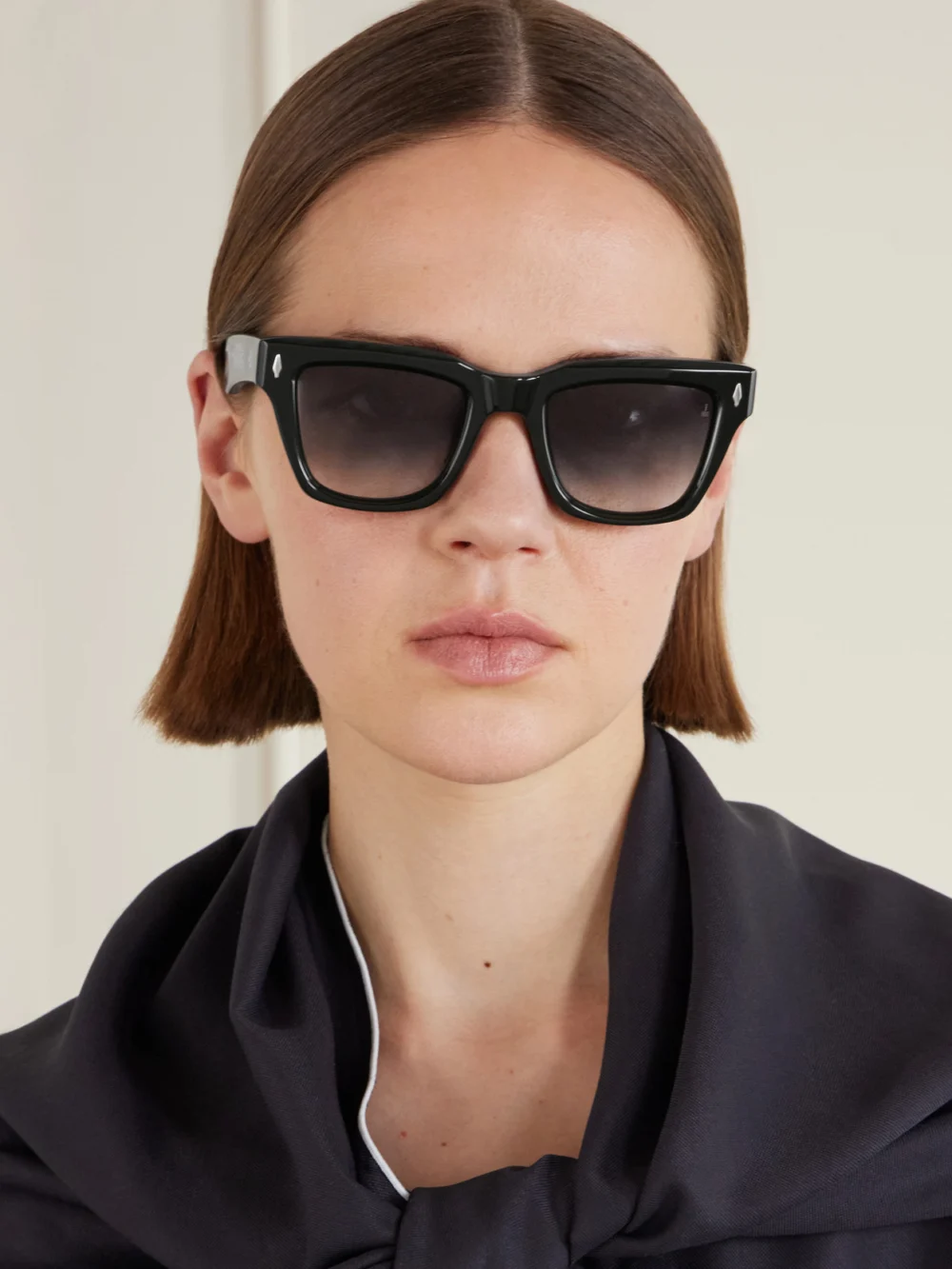Jacques Marie Mage + the Shining Torrance Square-frame Acetate Sunglasses, styled view