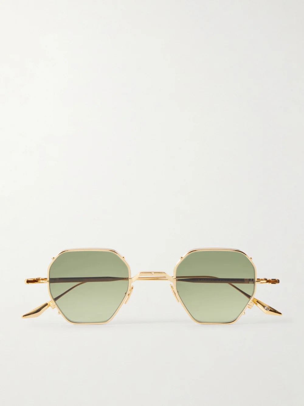 Jacques Marie Mage Verlaine Round-frame Gold-tone Sunglasses