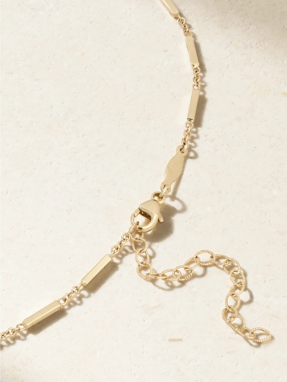 Back view of the Jacquie Aiche 14-karat Gold Diamond Necklace