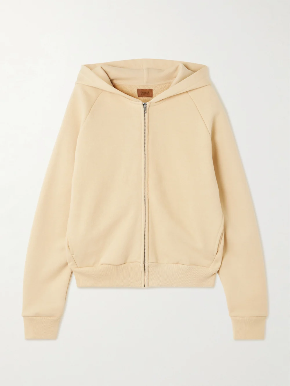 Jamie Haller The Bird Cotton-terry Hoodie in yellow