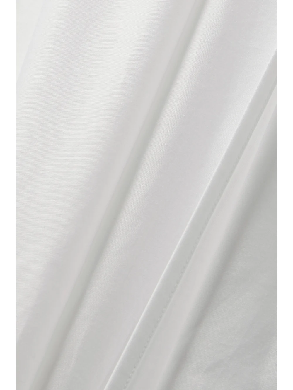 Close-up detail of the Jason Wu Collection Gathered Cotton-sateen Midi Wrap Dress