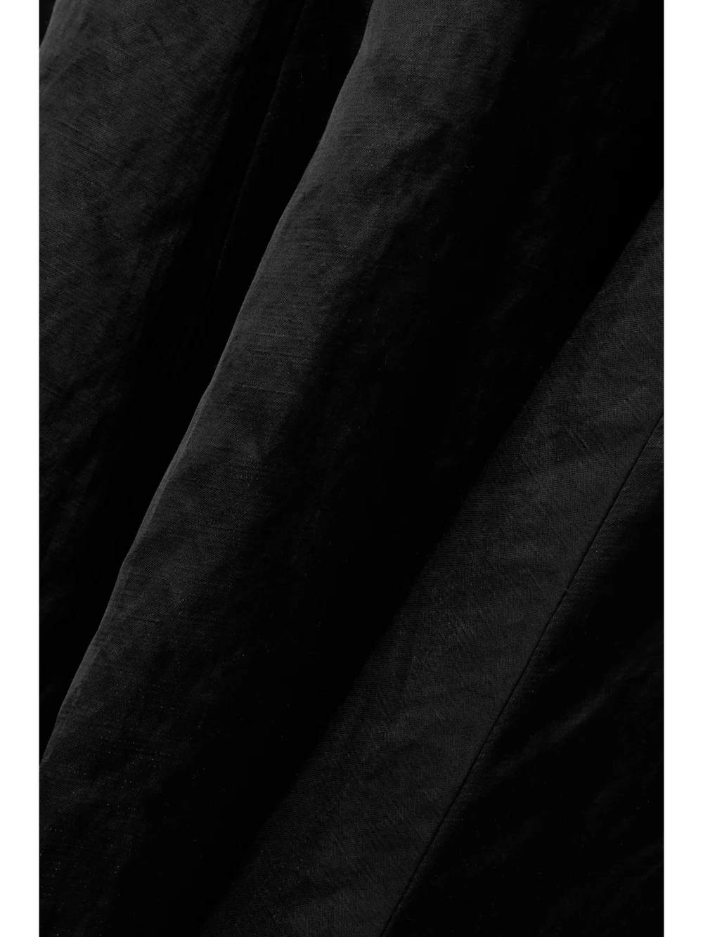 Close-up detail of the Jason Wu Collection Off-the-shoulder Crinkled-sateen Gown