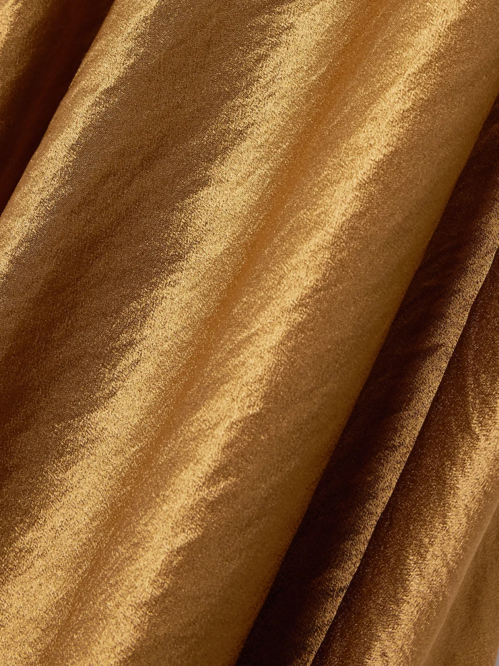 Close-up detail of the Jason Wu Collection Paneled Hammered-satin Gown