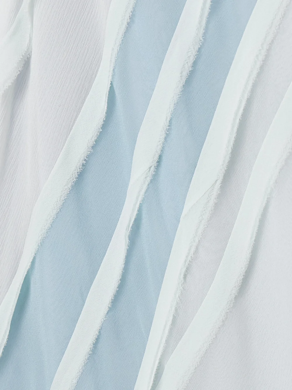 Close-up detail of the Jason Wu Collection Paneled Silk-chiffon Maxi Dress