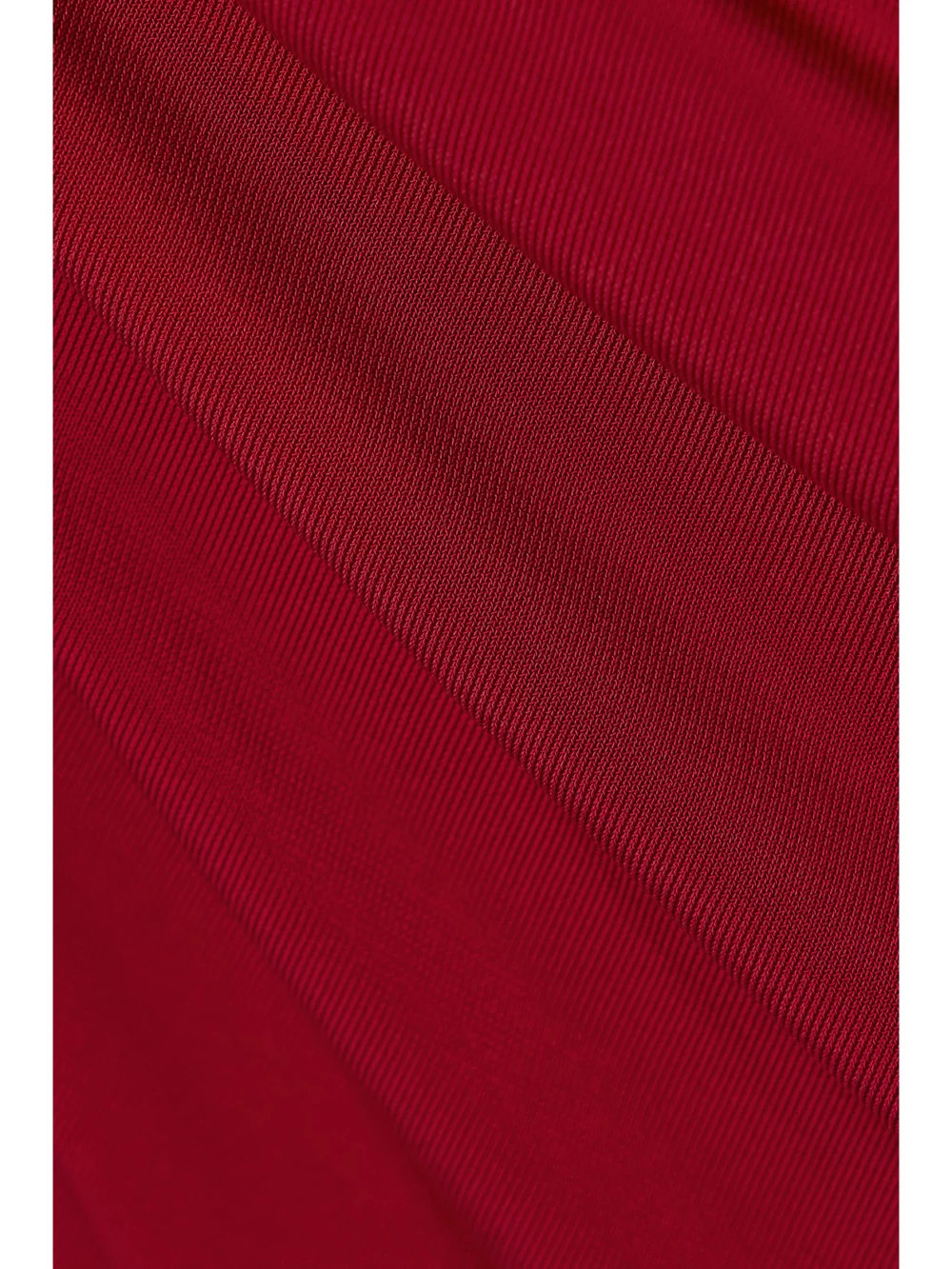 Close-up detail of the Jason Wu Collection Ruched Stretch-jersey Maxi Dress