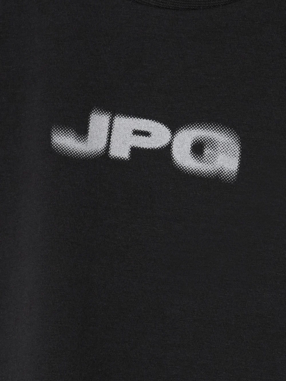 Close-up detail of the Jean Paul Gaultier Baby Printed Cotton-blend Jersey T-shirt