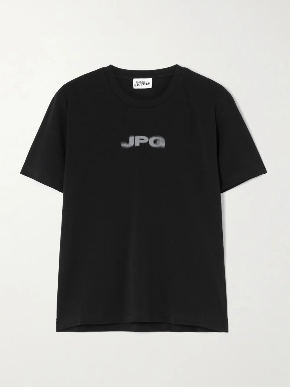 Jean Paul Gaultier Baby Printed Cotton-blend Jersey T-shirt in black